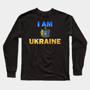 I Am Ukraine Slogan Long Sleeve T-Shirt